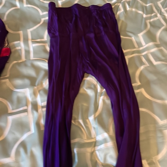 Purple with pink net Indian dress with dupatta Indian size xl - Picture 4 of 5